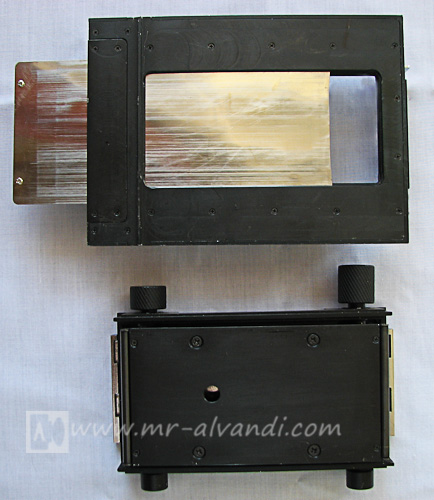 6x12 roll film back-front view