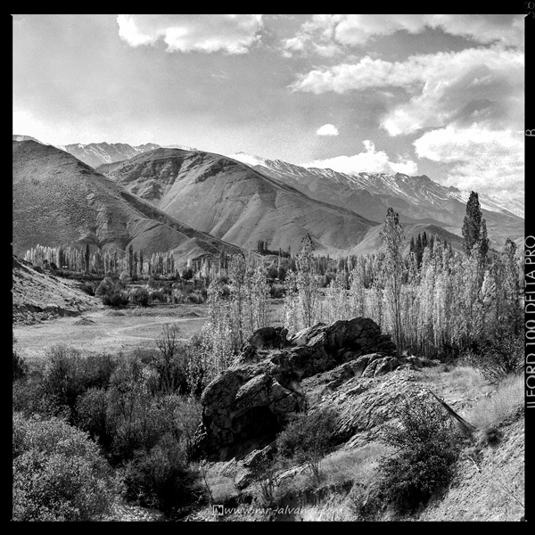 Beautiful valley in the Arjomand region