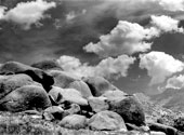 Rocks and clouds in Zanjan