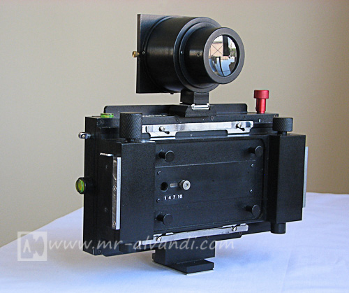 Panoral 617 panoramic camera and viewfinder