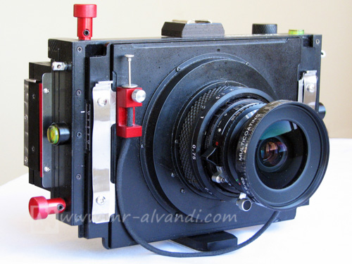 Panoral 617 panoramic camera and Schneider super angulon 65/5.6 lens