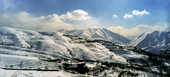 Amameh Valley in a winter day