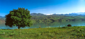 Panorama of Taleghan lake