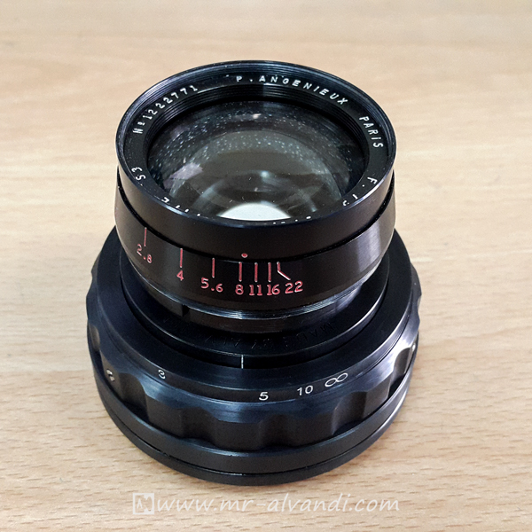Helical focus mount for Angenieux