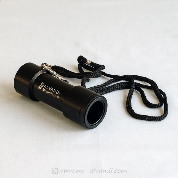 Alvandi Long 8x magnifier ver-II rubber base