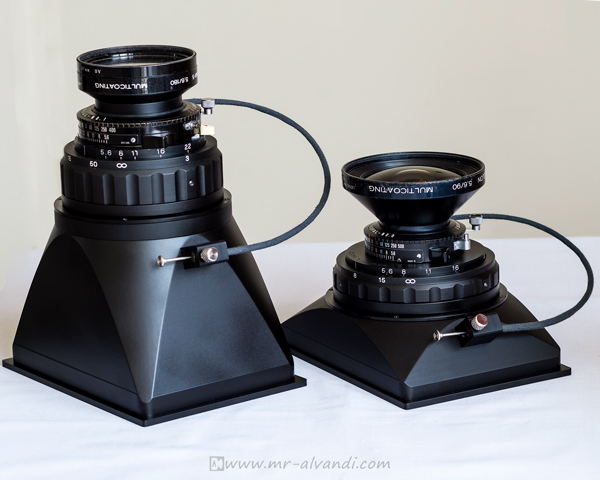 Panoral 617 Ver II Panoramic 6x17cm camera 90 and 180 lens cones