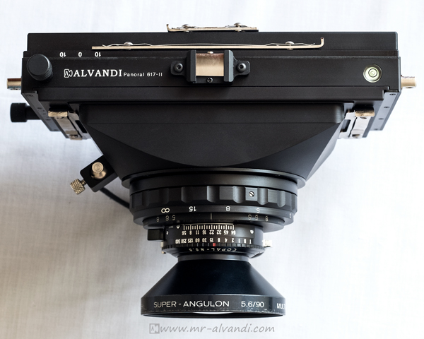 Panoral 617 Ver II Panoramic 6x17cm camera up side